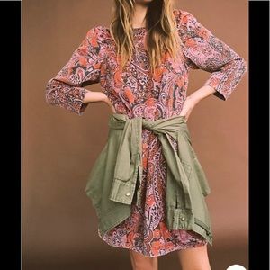 NWT Anthropologie Dayna Corduroy Mini Dress-women’s size Small